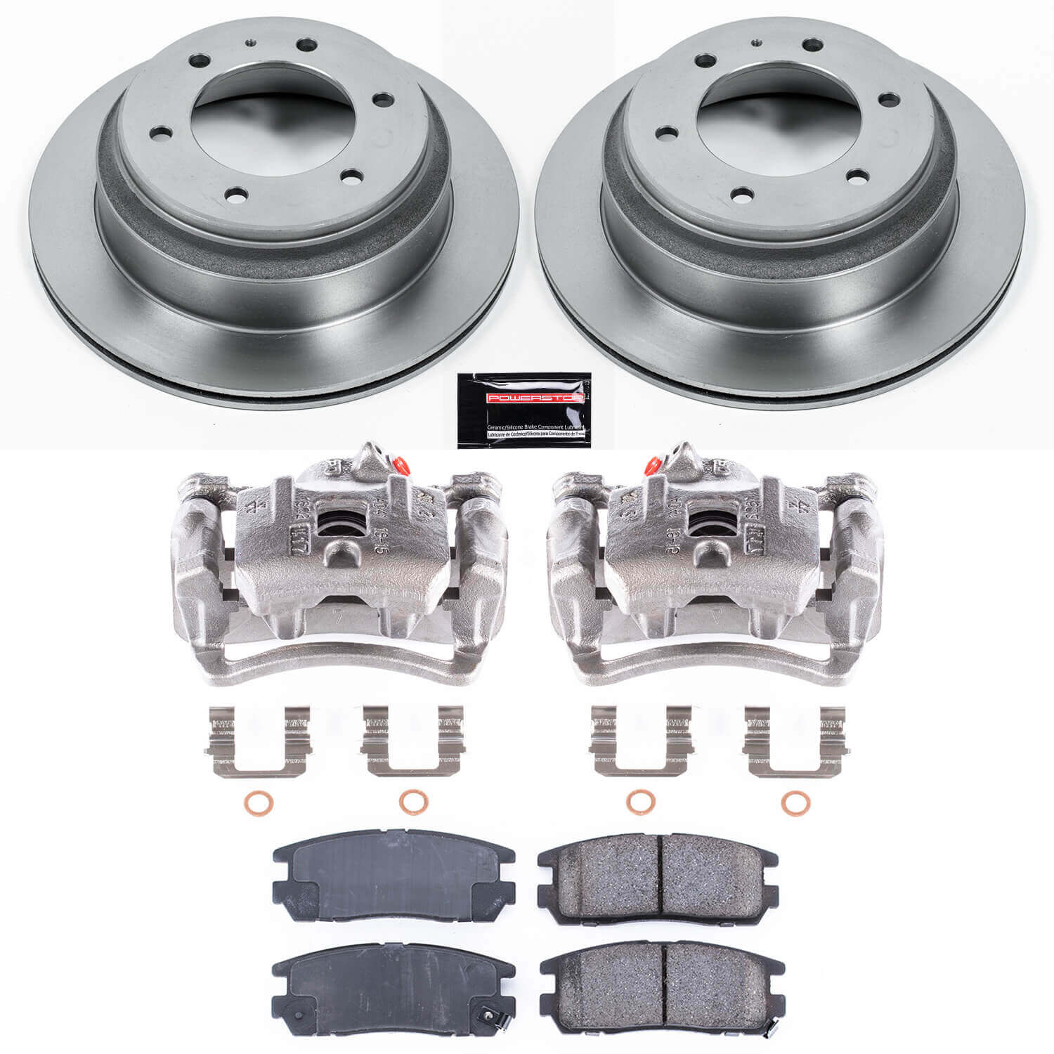 Power Stop KCOE5029 Autospecialty 1-Click OE Replacement Pad And Rotor Kit With Calipers for 1996-1999 Acura Slx product image