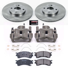 Power Stop KCOE5031 Autospecialty 1-Click OE Replacement Front Brake Kit With Calipers for 1999-2000 Mazda Protege product image