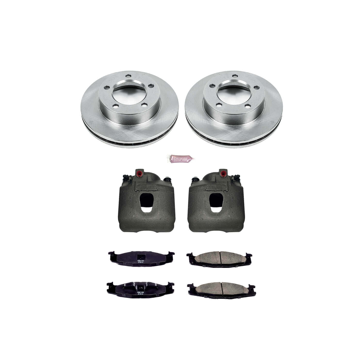 Power Stop KCOE5067 Autospecialty 1-Click Daily Driver Front Brake Kit for 1994-1996 Ford Bronco product image