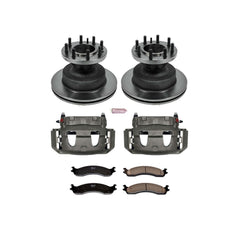 Power Stop KCOE5084 Autospecialty 1-Click Daily Driver Front Brake Kit for 2003-2005 Ford E-350 Club Wagon product image
