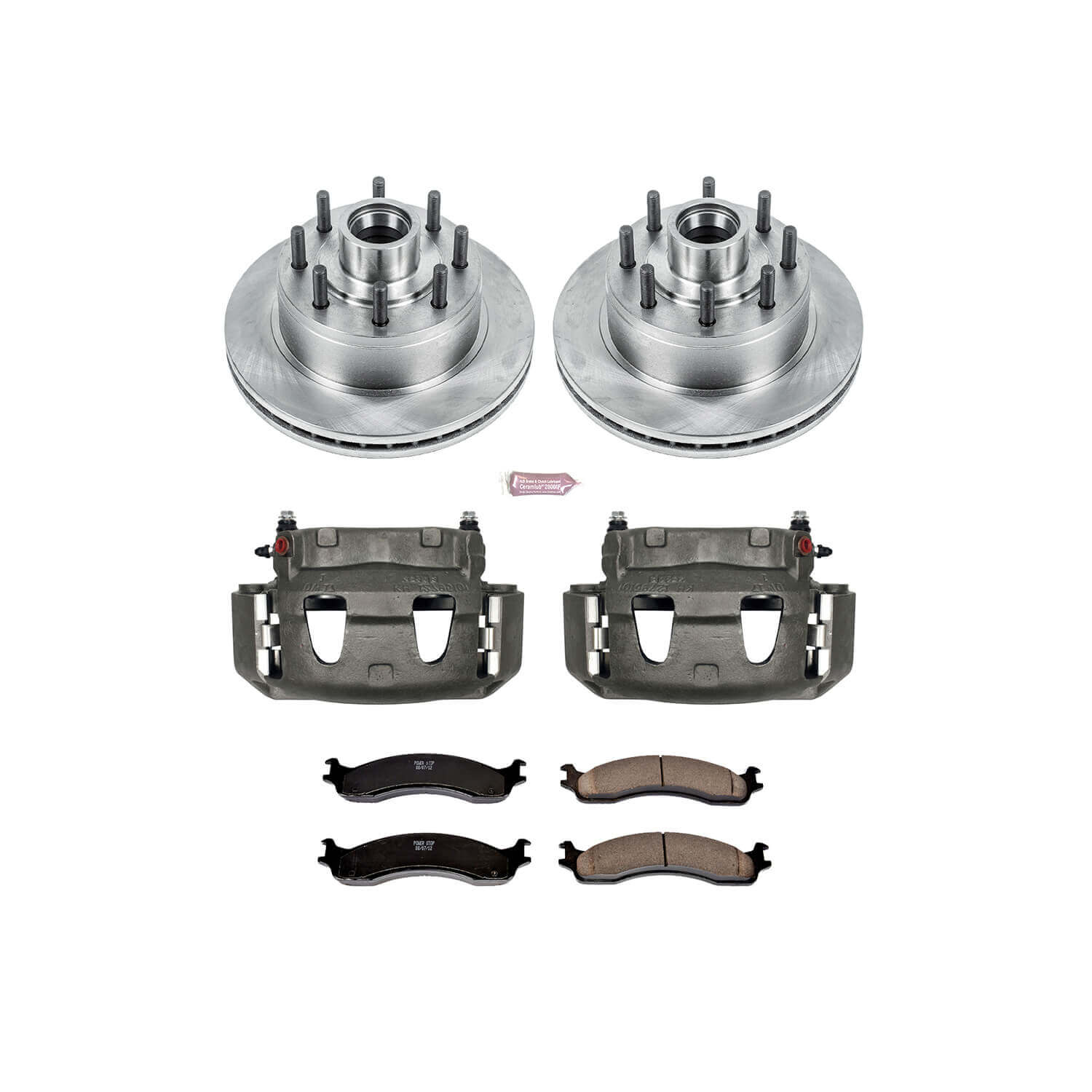 Power Stop KCOE5088 Autospecialty 1-Click Daily Driver Front Brake Kit for 2007 Ford E-150 product image