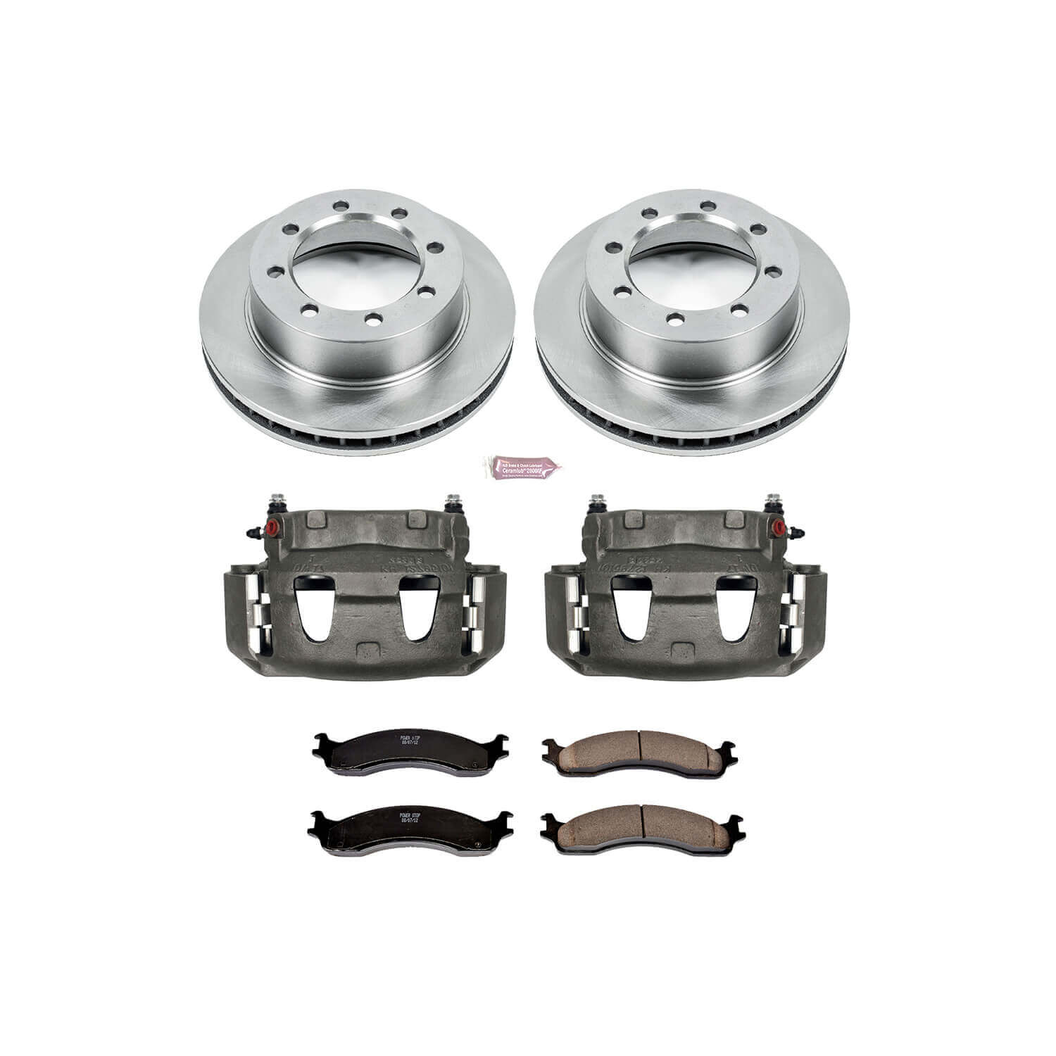 Power Stop KCOE5089 Autospecialty 1-Click Daily Driver Front Brake Kit for 1995-1999 Ford F-250 4 Wheel Drive product image
