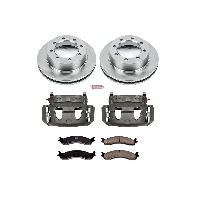 Power Stop KCOE5089 Autospecialty 1-Click Daily Driver Front Brake Kit for 1995-1999 Ford F-250 4 Wheel Drive product image