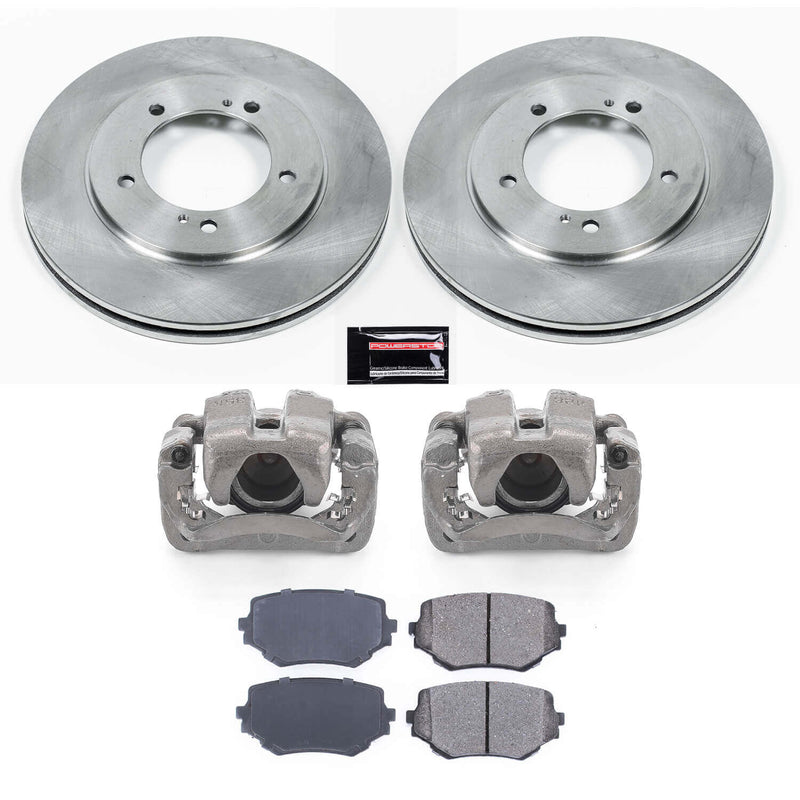 Power Stop KCOE5109 Autospecialty 1-Click OE Replacement Pad And Rotor Kit With Calipers for 2000-2005 Suzuki Grand Vitara product image