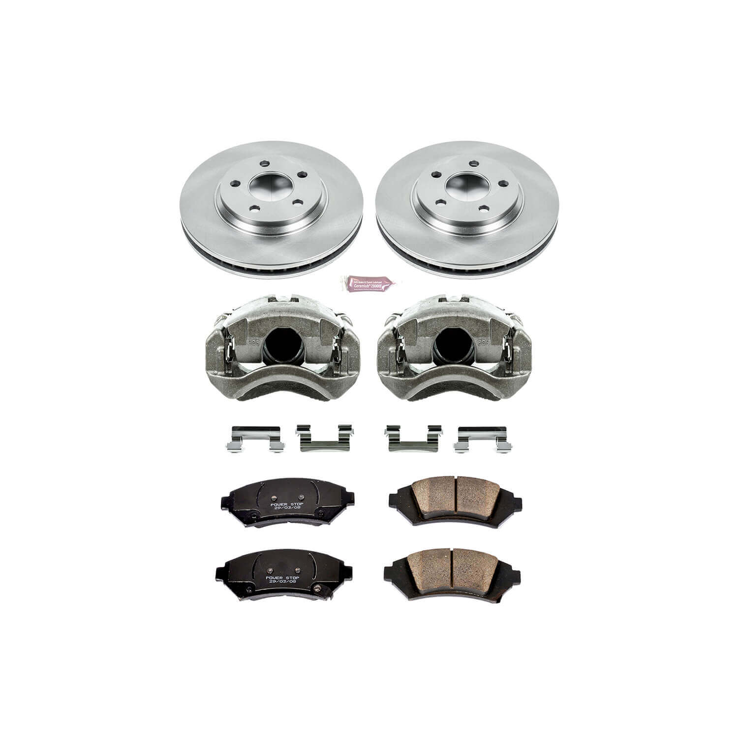 Power Stop KCOE5137 Autospecialty 1-Click Daily Driver Front Brake Kit for 2005 Buick Lesabre product image