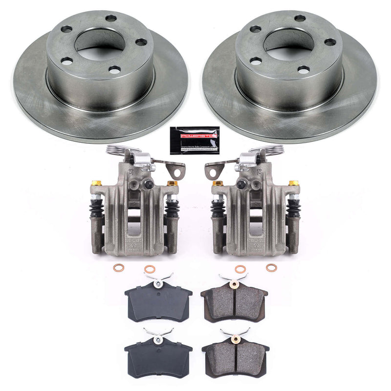 Power Stop KCOE515 Autospecialty 1-Click OE Replacement Rear Brake Kit With Calipers for 1998-2004 Audi A6 product image
