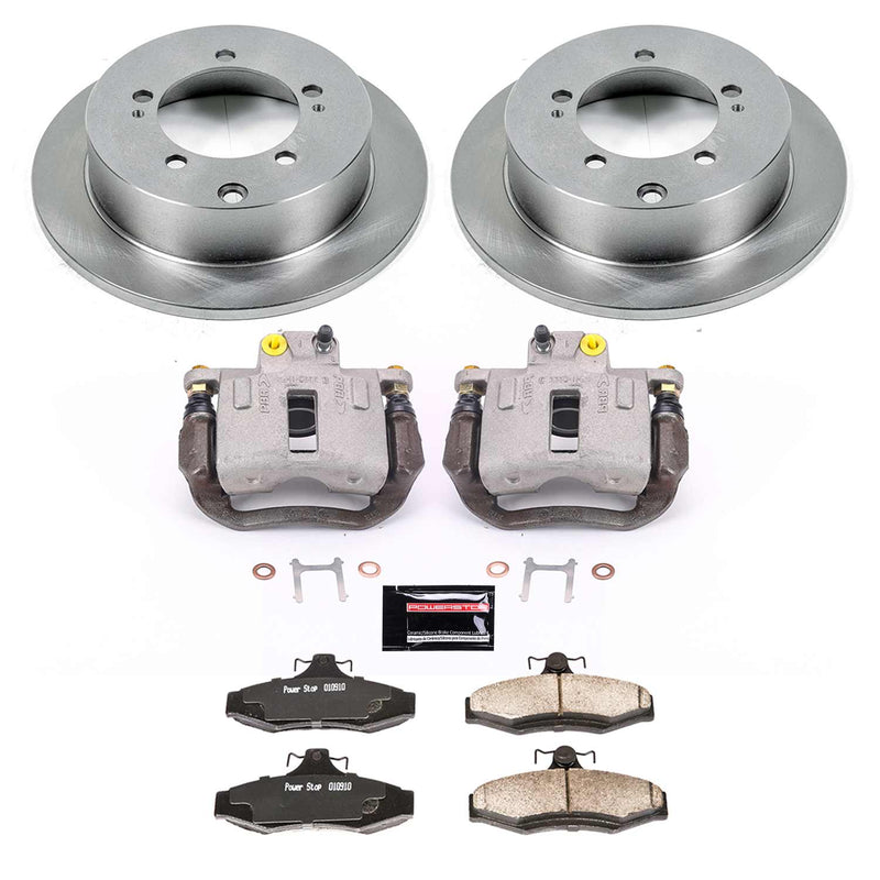 Power Stop KCOE5153 Autospecialty 1-Click OE Replacement Rear Brake Kit With Calipers for 1997-2004 Mitsubishi Diamante product image