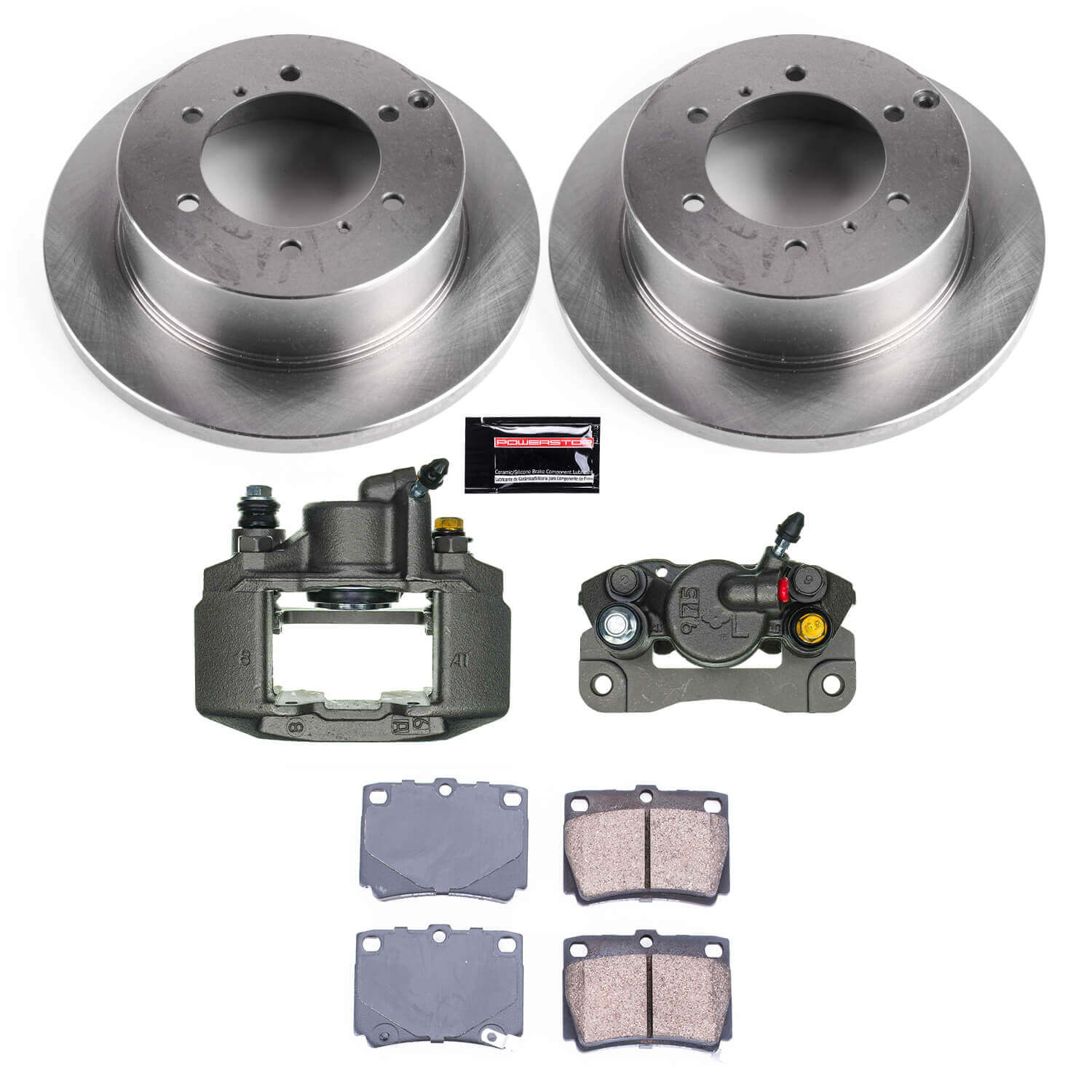 Power Stop KCOE5160 Rear Autospecialty 1-Click OE Replacement Pad And Rotor Kit With Caliper for 1997-2004 Mitsubishi Montero Sport product image