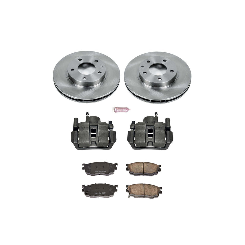 Power Stop KCOE5169A Autospecialty 1-Click Daily Driver Front Brake Kit for 1998-2002 Mazda 626 product image