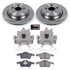 Power Stop KCOE5196 Autospecialty 1-Click OE Replacement Pad And Rotor Kit With Calipers for 2001-2003 Volvo S60 product image