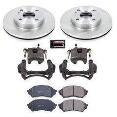 Power Stop KCOE5202 Autospecialty 1-Click OE Replacement Pad And Rotor Kit With Calipers for 1999-2000 Mazda Protege product image