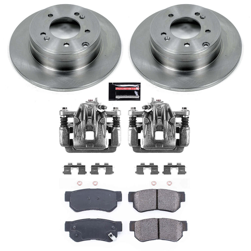 Power Stop KCOE5211A Autospecialty 1-Click OE Replacement Rear Brake Kit With Calipers for 2006-2008 Hyundai Sonata product image