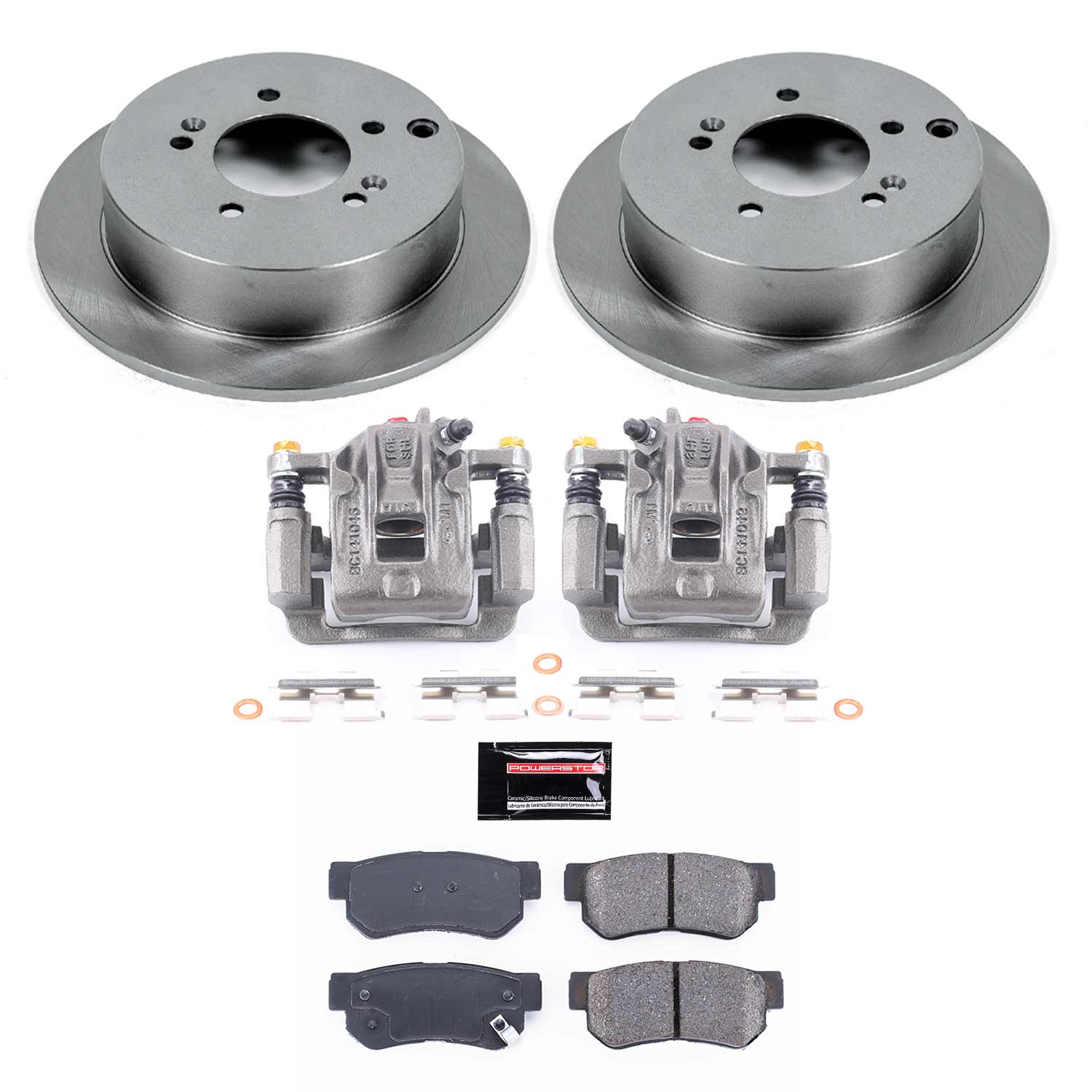Power Stop KCOE5213A Autospecialty 1-Click OE Replacement Pad And Rotor Kit With Calipers for 2001 Hyundai Santa Fe Rear Disc product image