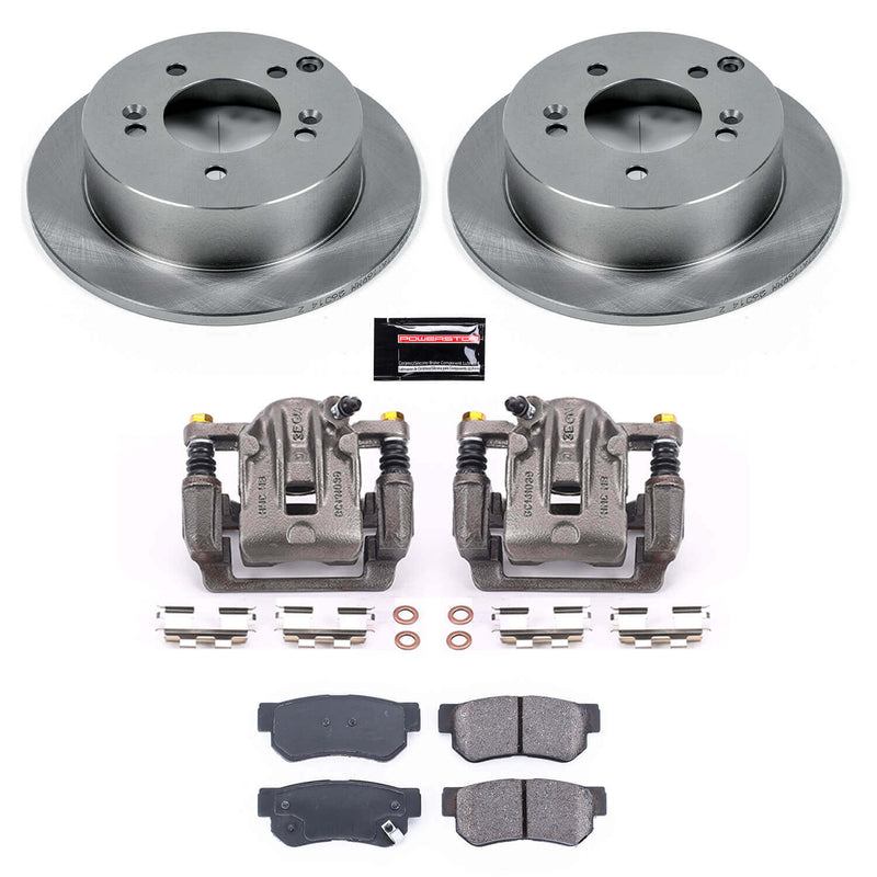 Power Stop KCOE5214A Autospecialty 1-Click OE Replacement Rear Brake Kit With Calipers for 2001 Hyundai XG300 product image