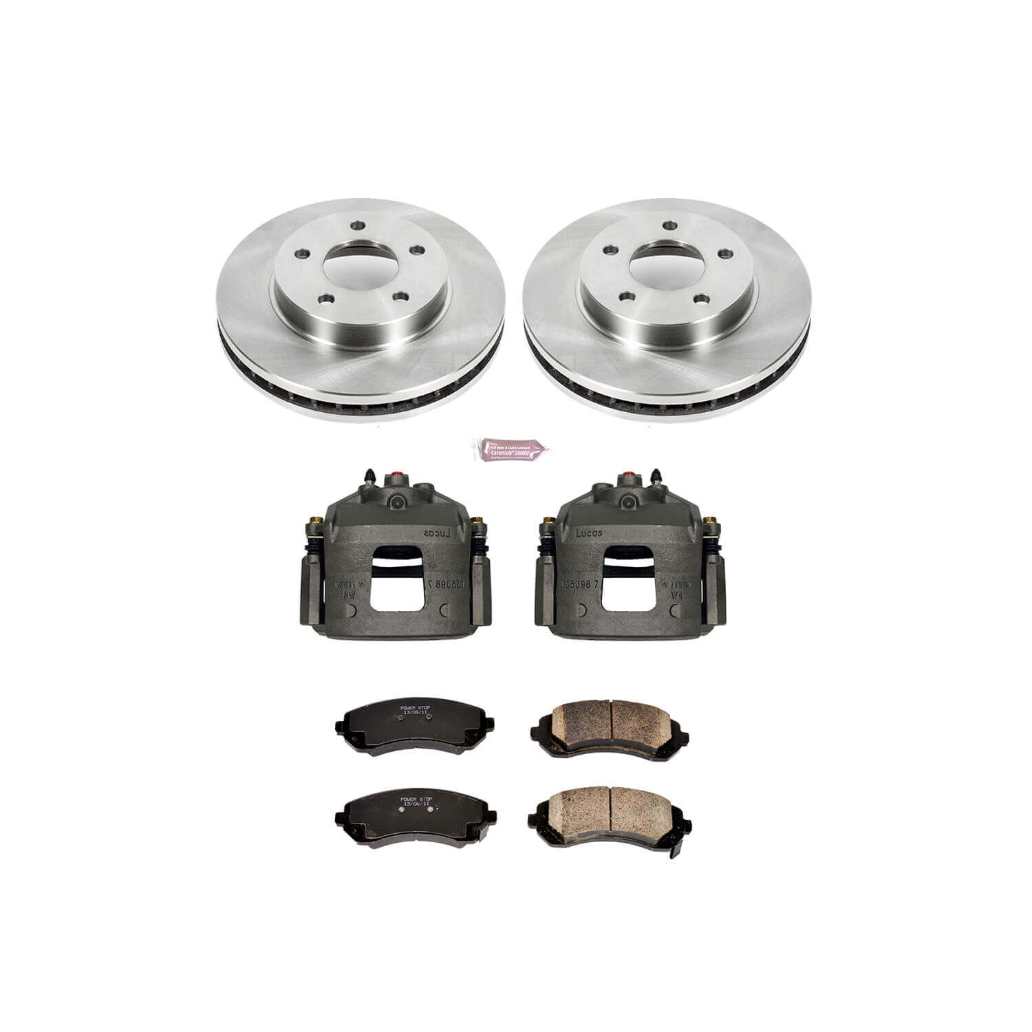 Power Stop KCOE5233 Autospecialty 1-Click Daily Driver Front Brake Kit for 2002-2006 Buick Rendezvous Front Wheel Drive product image
