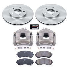 Power Stop KCOE5234 Autospecialty 1-Click OE Replacement Front Brake Kit With Calipers for 2002-2006 Buick Rendezvous All Wheel Drive product image