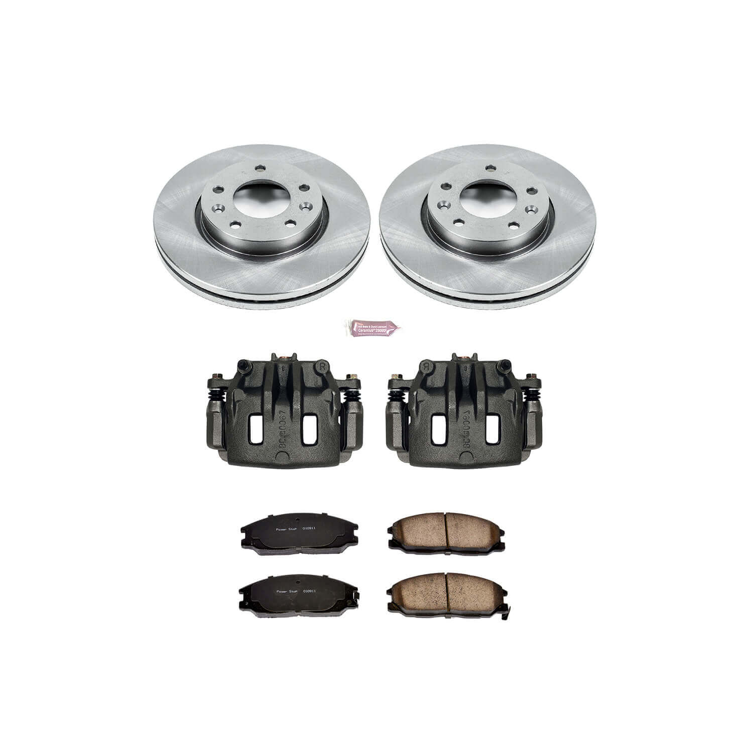 Power Stop KCOE5252 Autospecialty 1-Click Daily Driver Front Brake Kit for 2002-2004 Kia Sedona product image