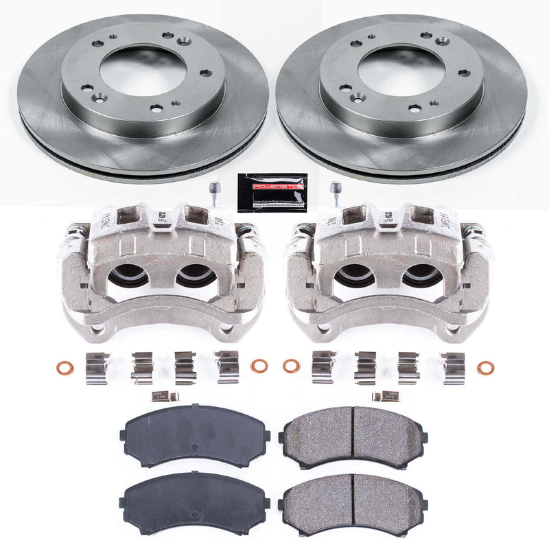 Power Stop KCOE5259A Autospecialty 1-Click OE Replacement Pad And Rotor Kit With Calipers for 2002 Honda Passport product image