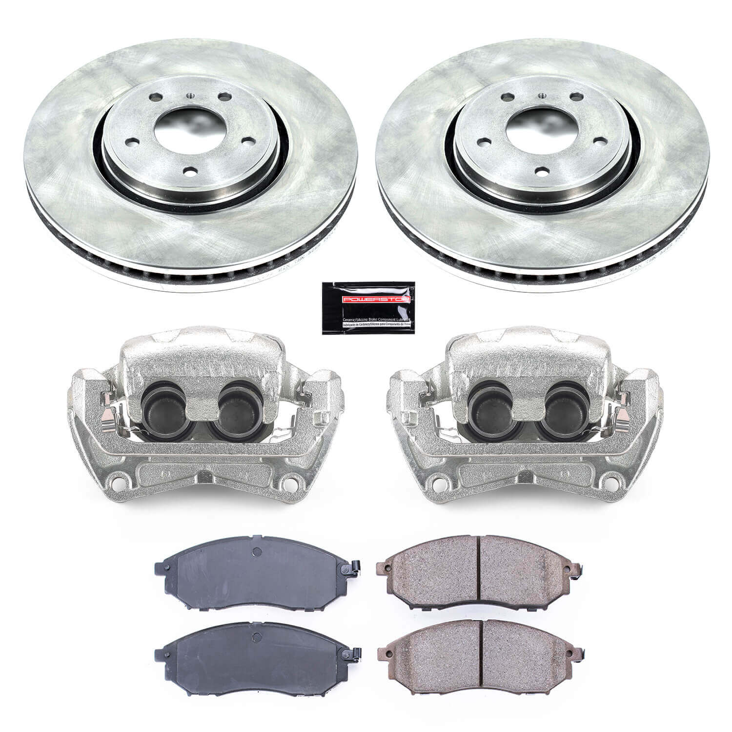 Power Stop KCOE5264 Autospecialty 1-Click OE Replacement Pad And Rotor Kit With Calipers for 2005-2012 Infiniti FX35 product image