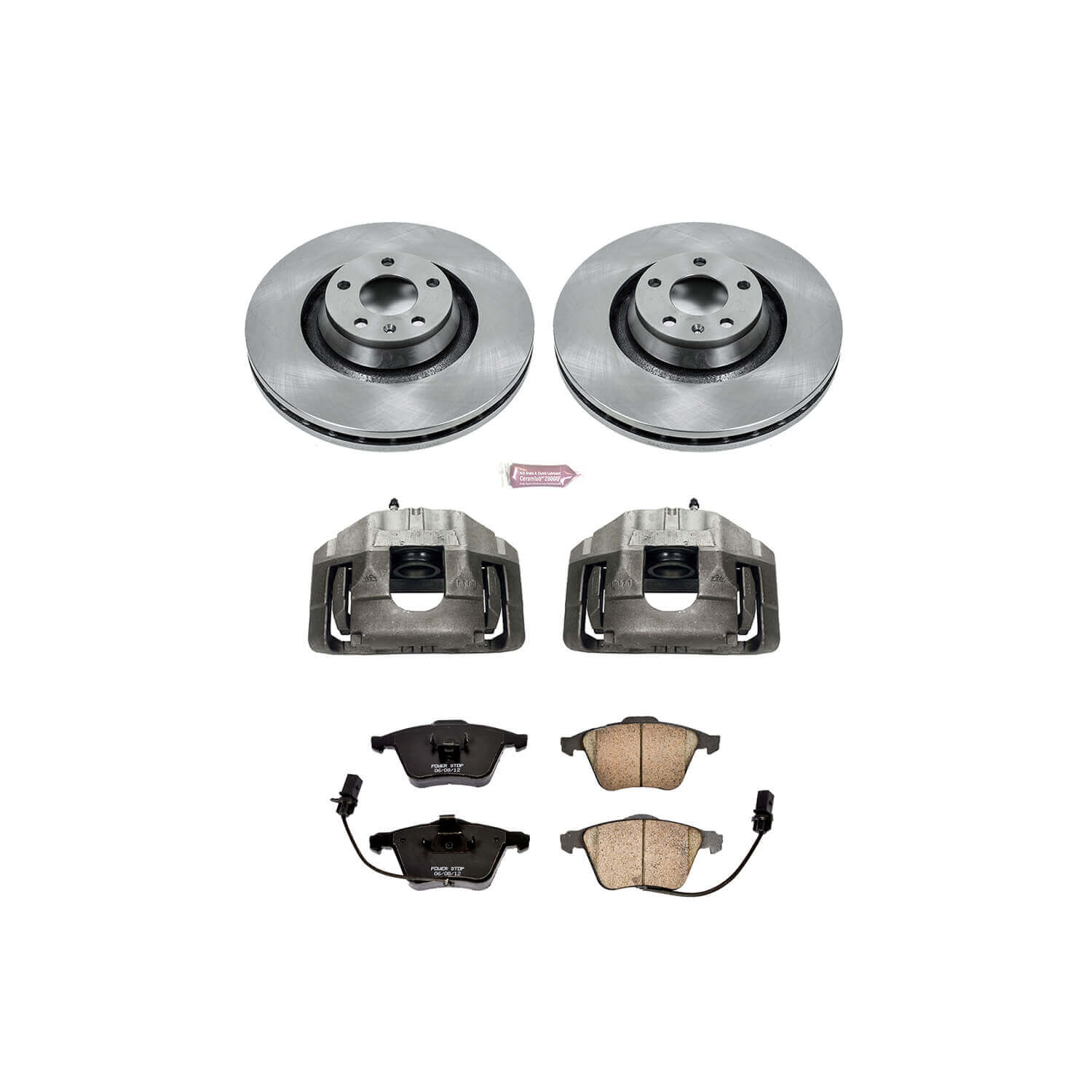 Power Stop KCOE5277 Autospecialty 1-Click Daily Driver Front Brake Kit for 2006 Audi A6 product image