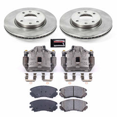 Power Stop KCOE5290A Autospecialty 1-Click OE Replacement Front Brake Kit With Calipers for 2003-2005 Hyundai Sonata product image