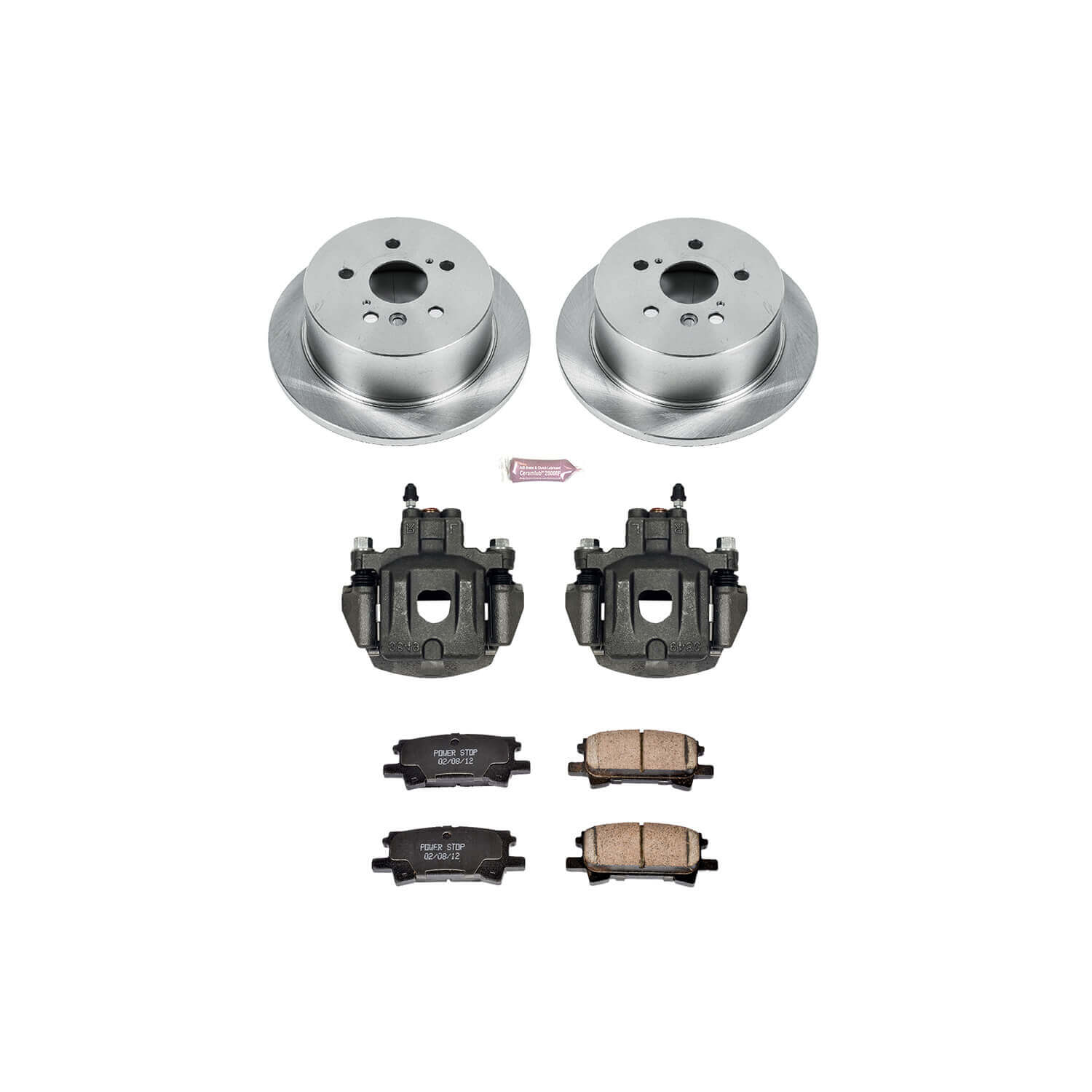 Power Stop KCOE5333 Autospecialty 1-Click Daily Driver Rear Brake Kit for 2004-2007 Toyota Highlander product image