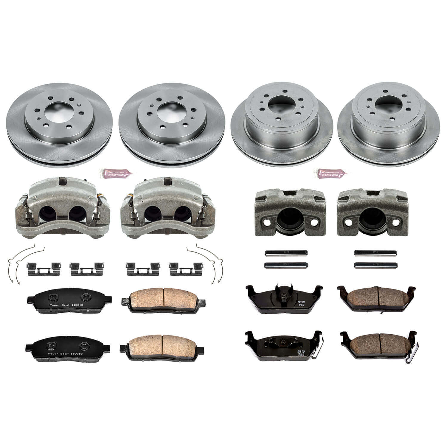 Power Stop KCOE5335 Autospecialty 1-Click Daily Driver Front And Rear Brake Kit for 2009 Ford F-150 product image