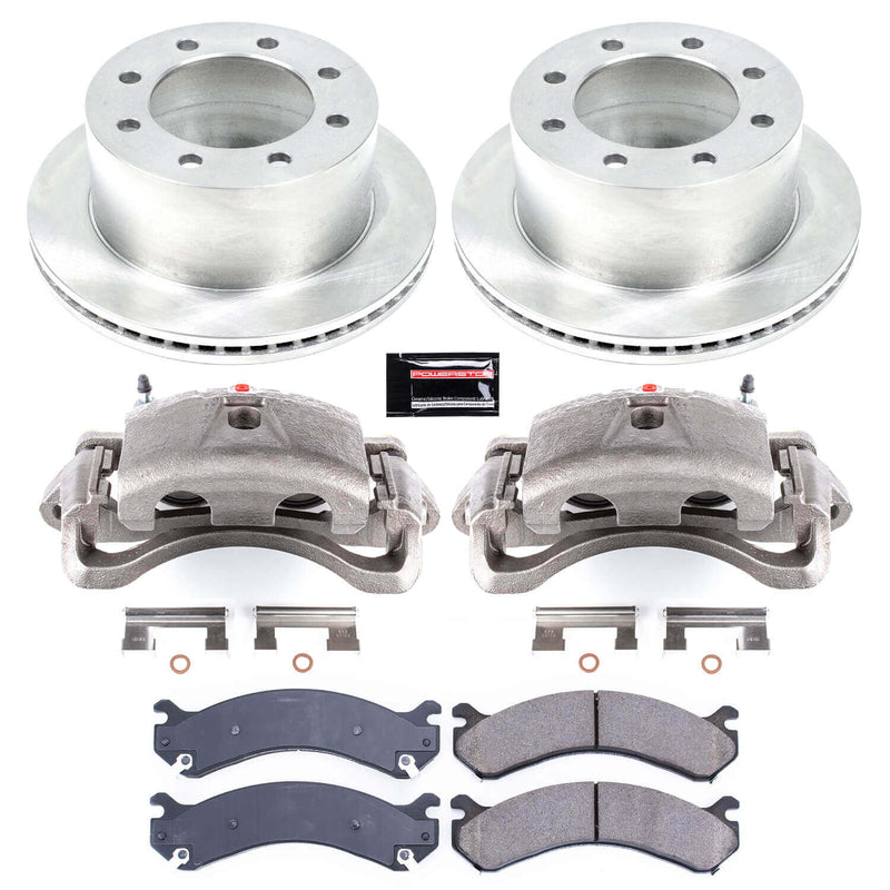 Power Stop KCOE5337 Autospecialty 1-Click OE Replacement Pad And Rotor Kit With Calipers for 2001-2003 Chevrolet Silverado 3500 product image