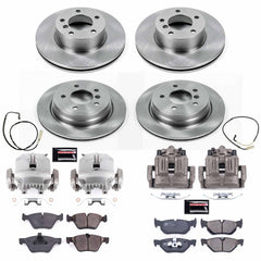 Power Stop KCOE5357 Autospecialty 1-Click OE Replacement Pad And Rotor Kit With Calipers for 2006 BMW 325Xi product image