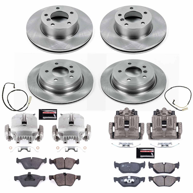 Power Stop KCOE5357 Autospecialty 1-Click OE Replacement Pad And Rotor Kit With Calipers for 2006 BMW 325Xi product image
