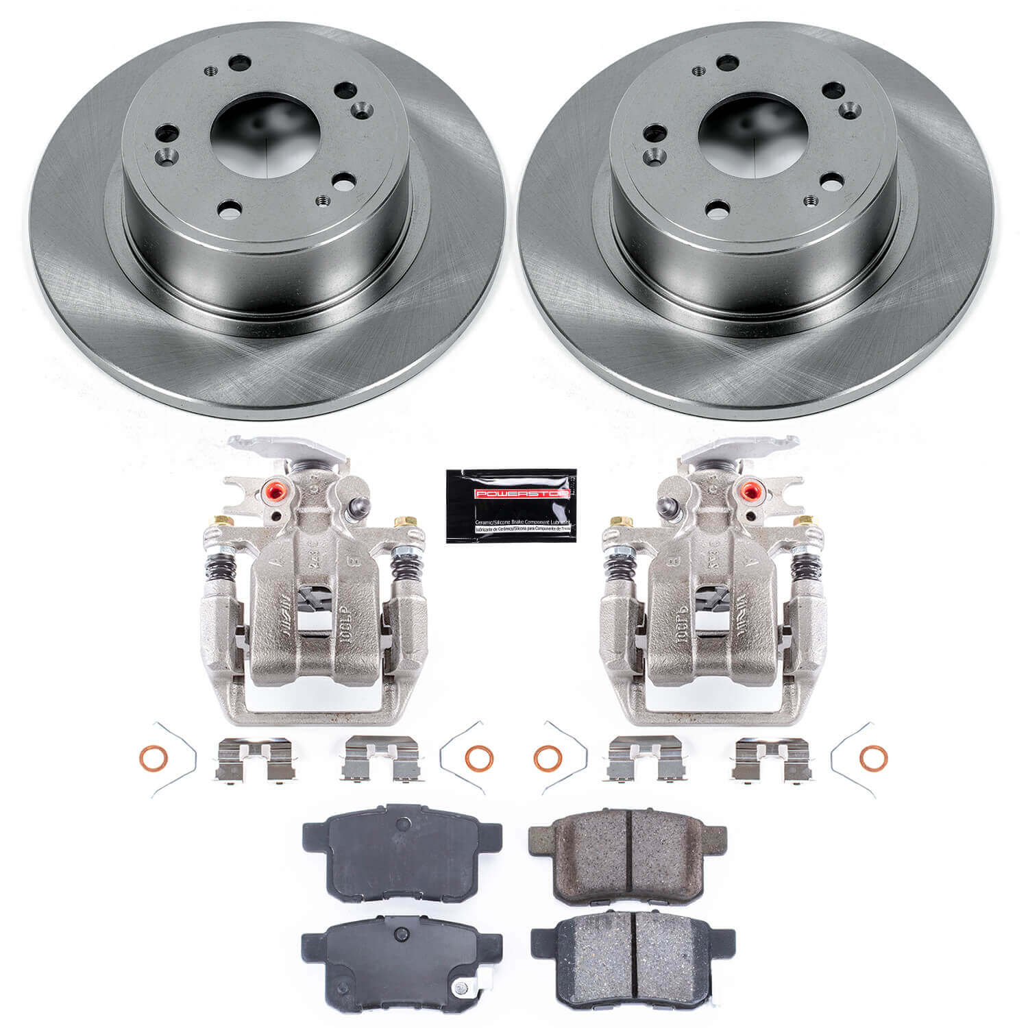 Power Stop KCOE5368A Autospecialty 1-Click OE Replacement Pad And Rotor Kit With Calipers for 2013-2017 Honda Accord product image