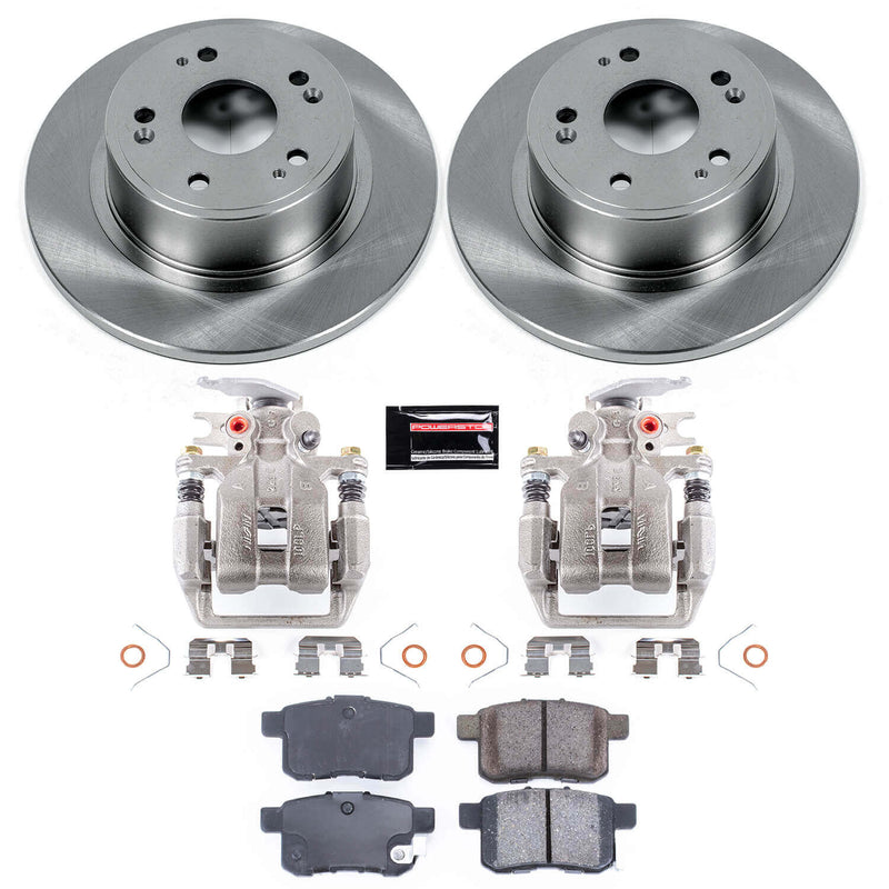 Power Stop KCOE5368A Autospecialty 1-Click OE Replacement Pad And Rotor Kit With Calipers for 2013-2017 Honda Accord product image