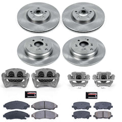 Power Stop KCOE5369 Autospecialty 1-Click Daily Driver Front And Rear Brake Kit for 2007-2013 Acura MDX product image