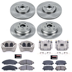 Power Stop KCOE5369A Autospecialty 1-Click OE Replacement Front And Rear Brake Kit With Calipers for 2009-2011 Honda Pilot product image