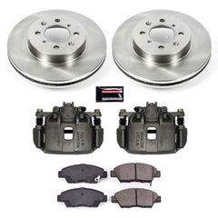 Power Stop KCOE5382 Autospecialty 1-Click Daily Driver Front Brake Kit for 2009-2014 Honda Fit product image