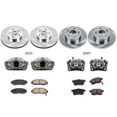 Power Stop KCOE5391 Autospecialty 1-Click Daily Driver Front And Rear Brake Kit for 2011-2014 Acura TSX product image