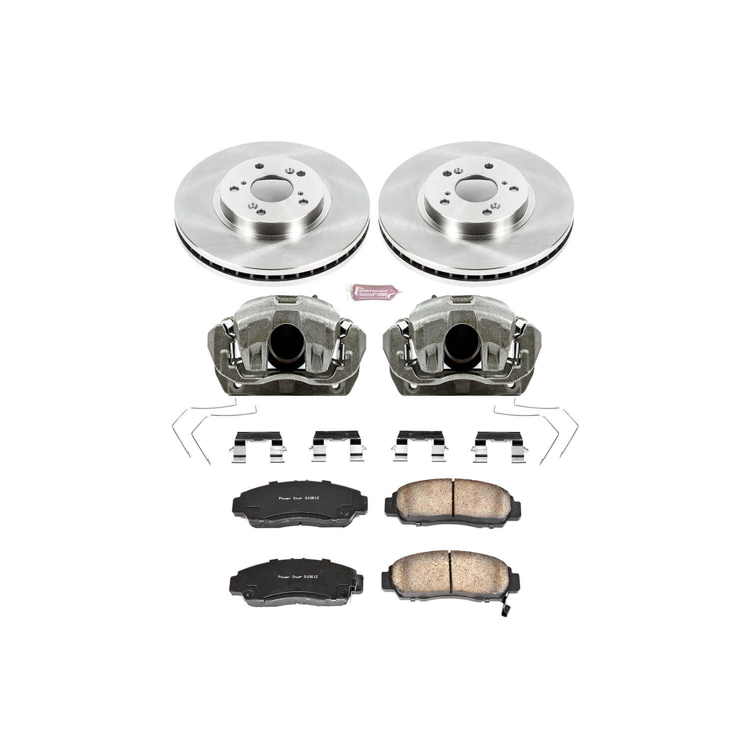 Power Stop KCOE5392 Autospecialty 1-Click Daily Driver Front Brake Kit for 2011-2014 Acura TSX product image
