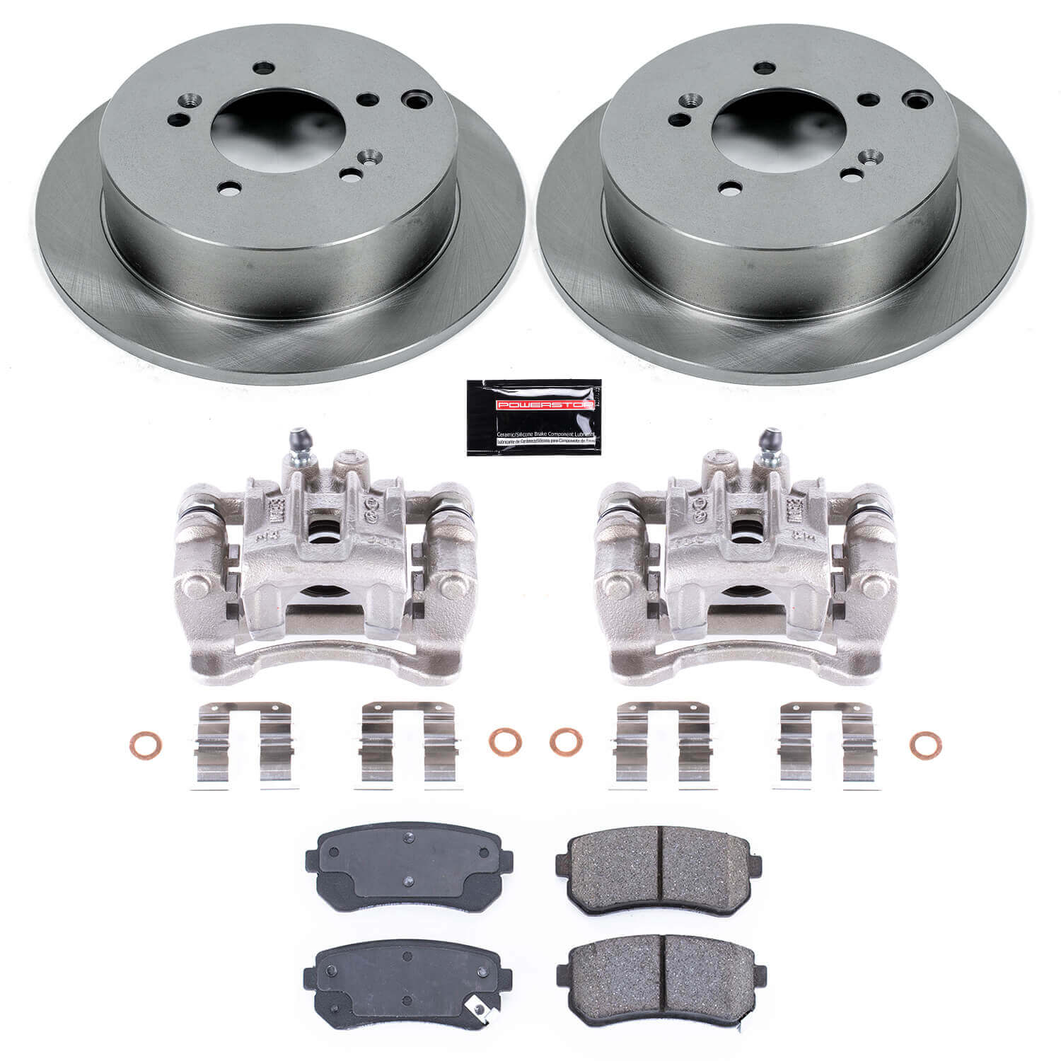 Power Stop KCOE5394 Autospecialty 1-Click OE Replacement Pad And Rotor Kit With Calipers for 2010-2015 Hyundai Tucson All Wheel Drive product image