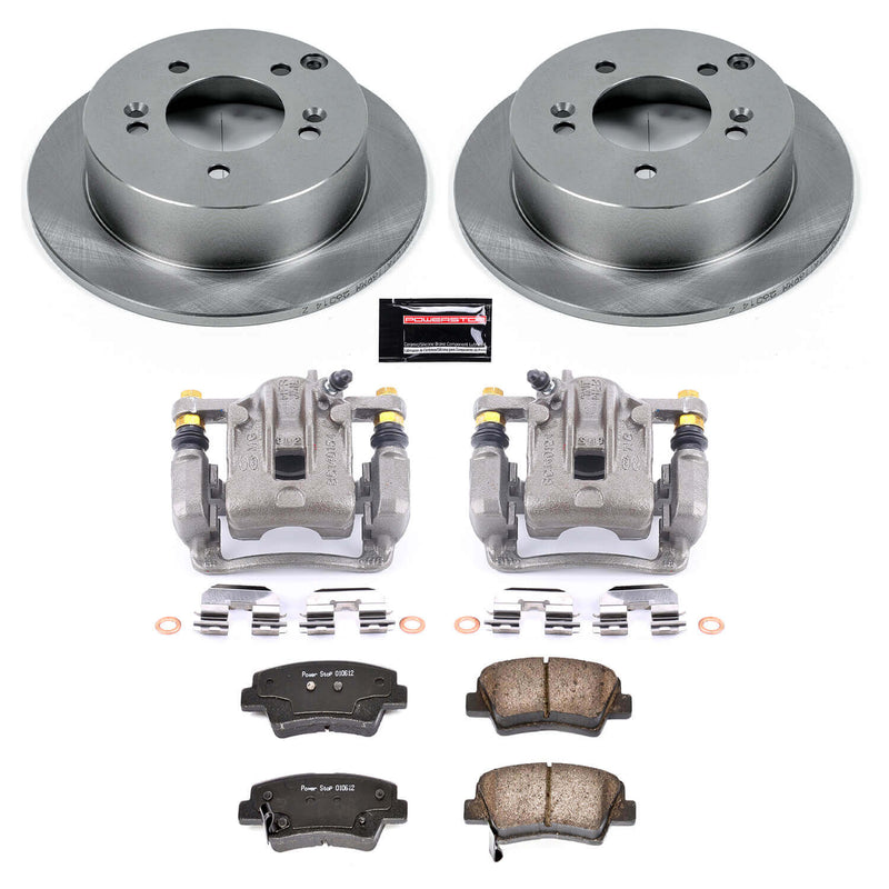 Power Stop KCOE5395 Autospecialty 1-Click OE Replacement Rear Brake Kit With Calipers for 2009-2010 Hyundai Sonata product image