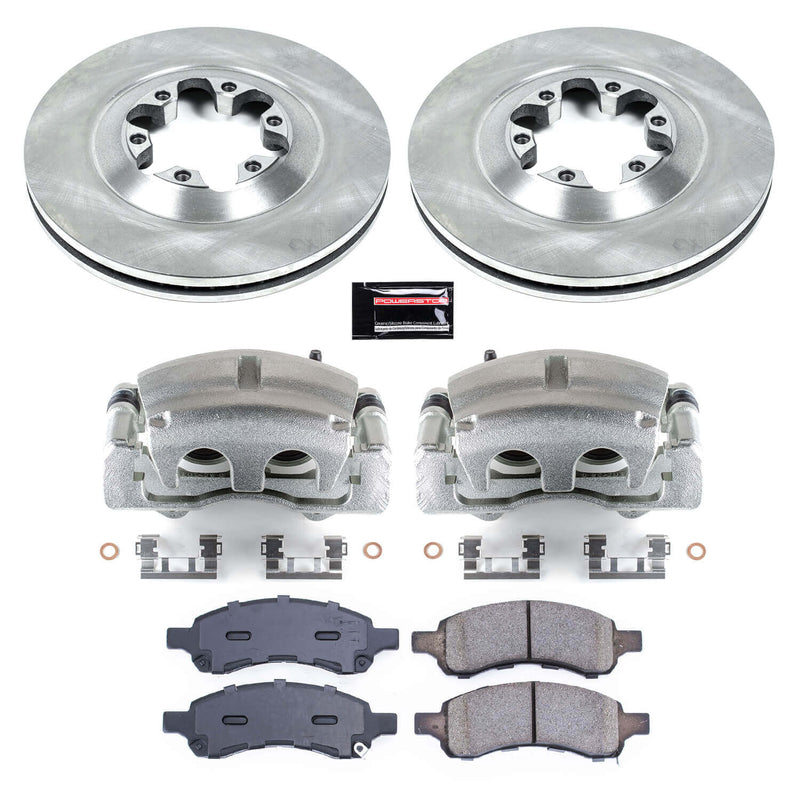 Power Stop KCOE5405 Autospecialty 1-Click OE Replacement Pad And Rotor Kit With Calipers for 2009-2012 Chevrolet Colorado product image