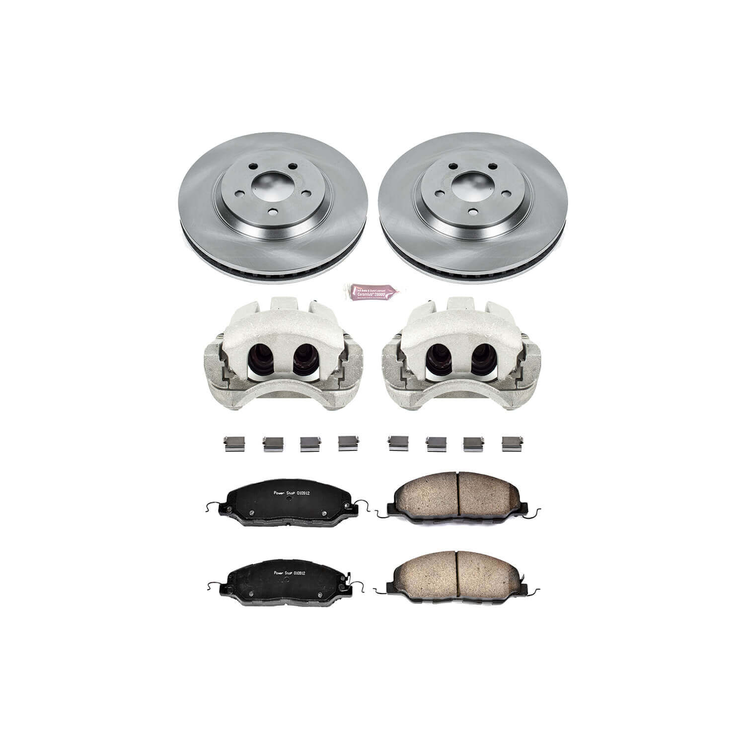 Power Stop KCOE5407 Autospecialty 1-Click Daily Driver Front Brake Kit for 2011-2014 Ford Mustang Base product image