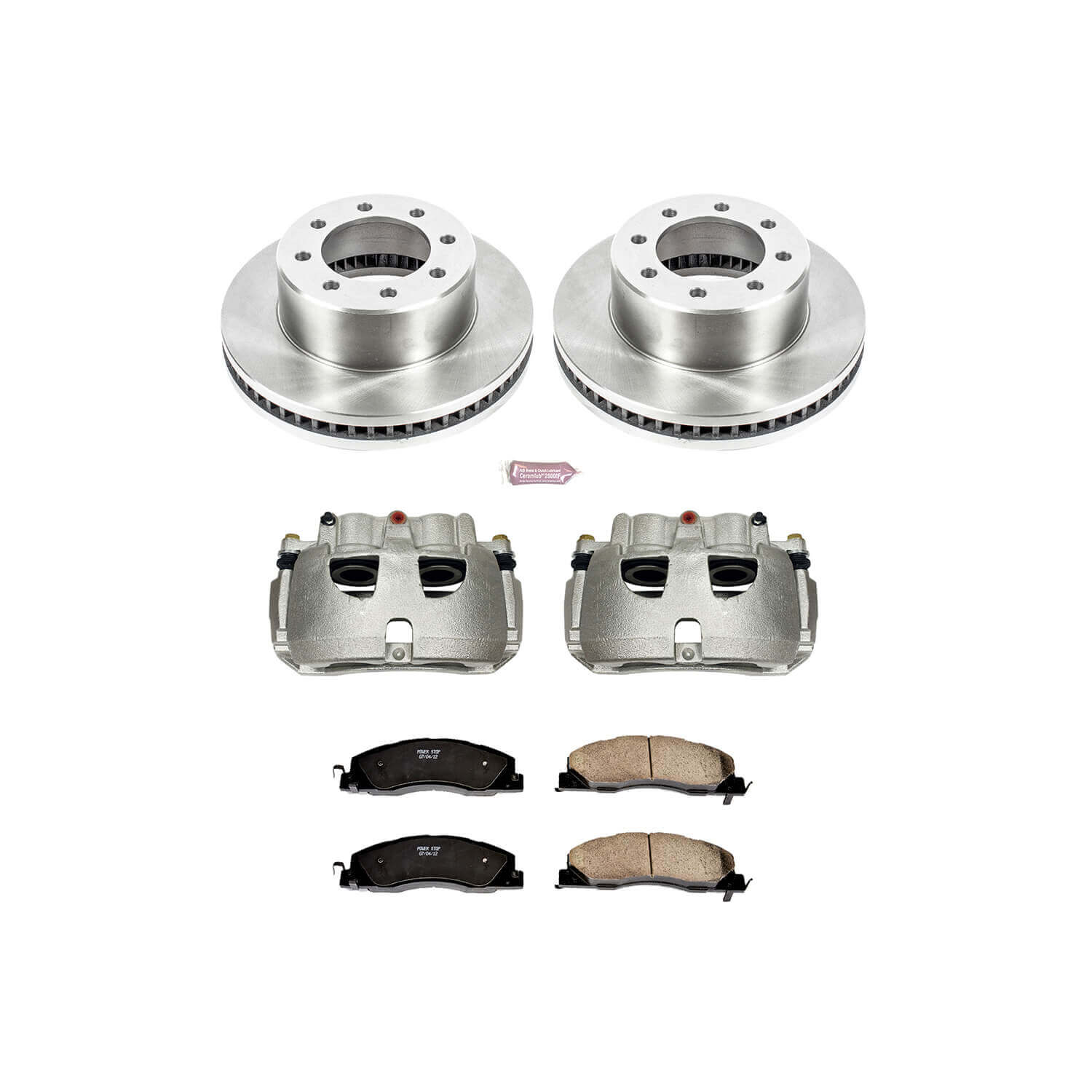 Power Stop KCOE5411 Autospecialty 1-Click Daily Driver Front Brake Kit for 2012 Dodge Ram 1500 product image