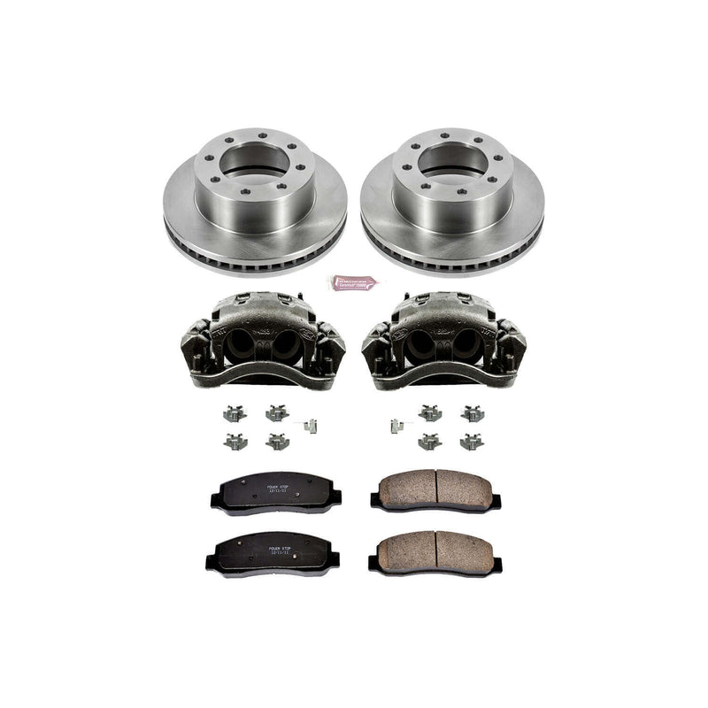 Power Stop KCOE5412 Autospecialty 1-Click Daily Driver Front Brake Kit for 2009-2010 Ford F-250 Super Duty 4 Wheel Drive product image
