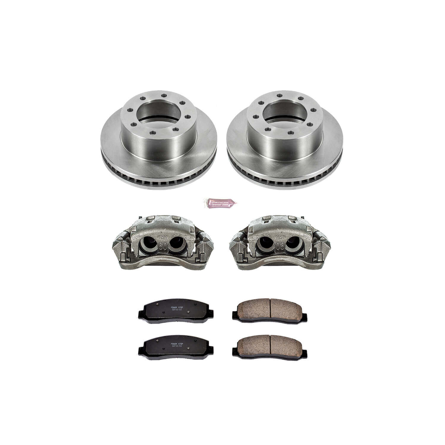 Power Stop KCOE5412A Autospecialty 1-Click Daily Driver Front Brake Kit for 2011 Ford F-350 Super Duty 4 Wheel Drive product image