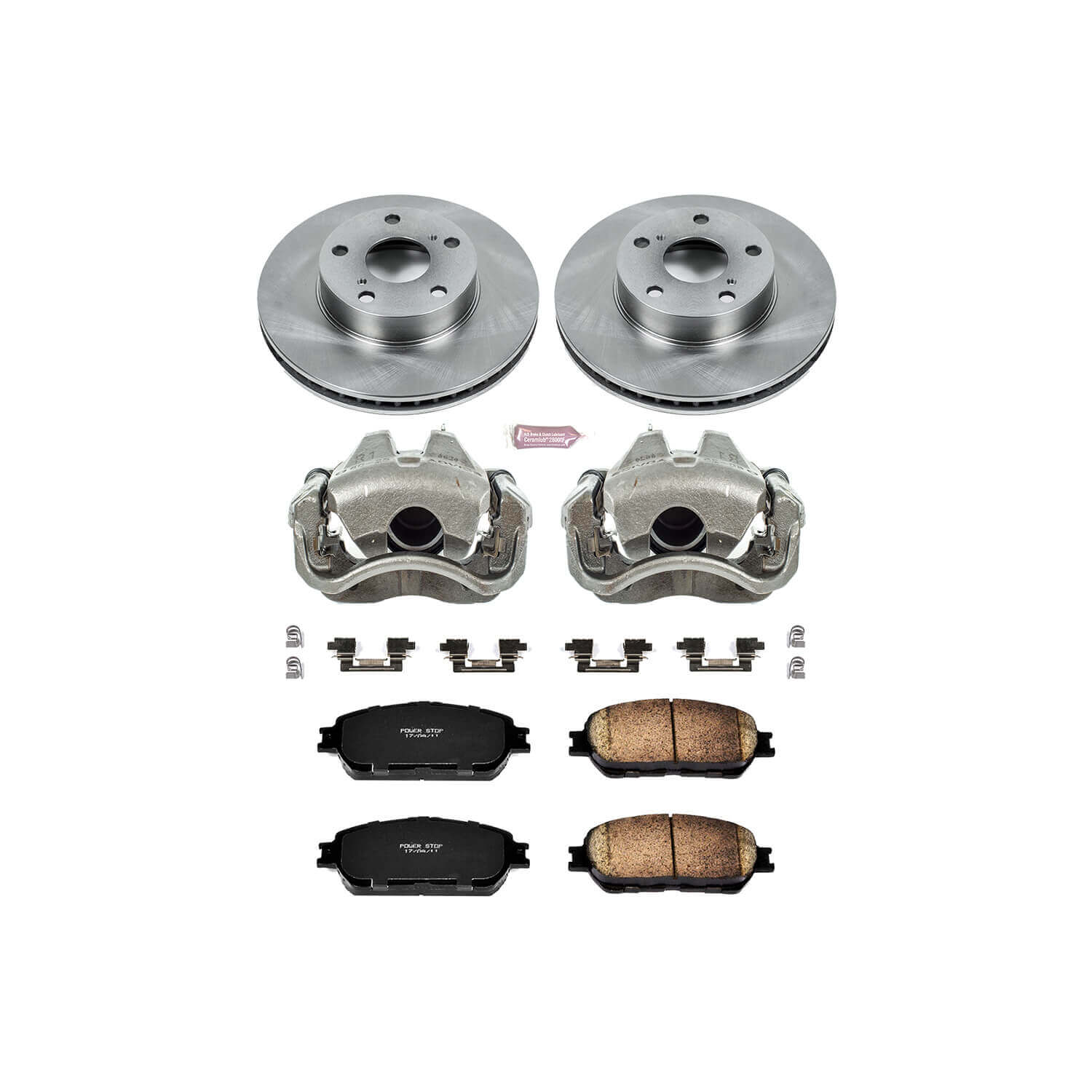 Power Stop KCOE5431 Autospecialty 1-Click Daily Driver Front Brake Kit for 2005-2015 Toyota Tacoma product image