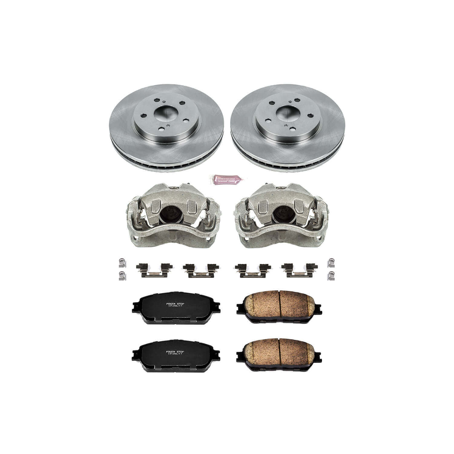 Power Stop KCOE5438A Autospecialty 1-Click Daily Driver Front Brake Kit for 2005-2007 Toyota Avalon product image