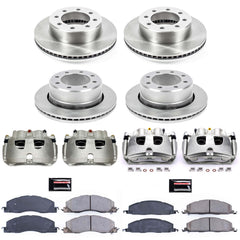 Power Stop KCOE5458 Autospecialty 1-Click Daily Driver Front And Rear Brake Kit for 2012 Dodge Ram 1500 product image