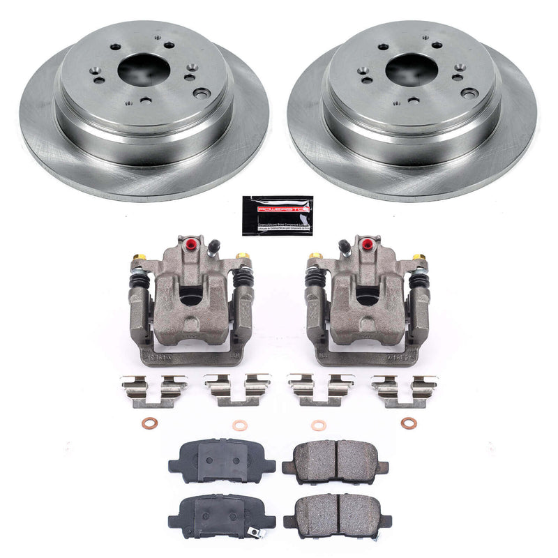 Power Stop KCOE5502 Autospecialty 1-Click OE Replacement Rear Brake Kit With Calipers for 2002-2004 Honda Odyssey product image