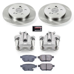 Power Stop KCOE5503 Autospecialty 1-Click OE Replacement Rear Brake Kit With Calipers for 2010-2015 Toyota Prius product image