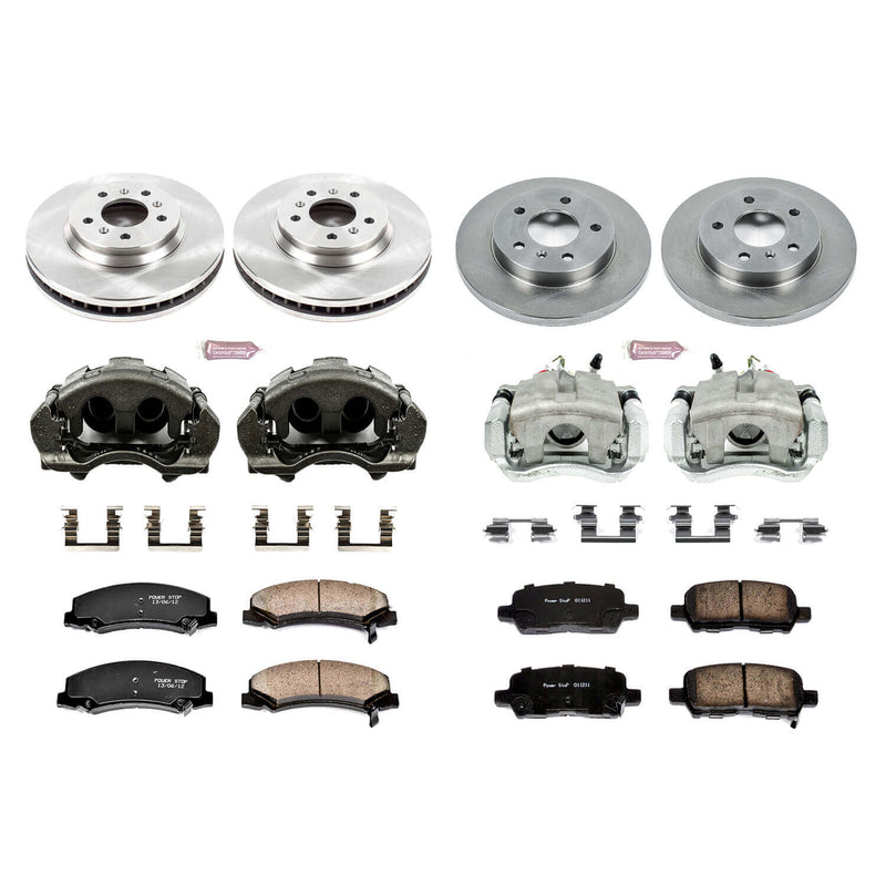 Power Stop KCOE5504 Autospecialty 1-Click Daily Driver Front And Rear Brake Kit for 2011 Chevrolet Impala product image